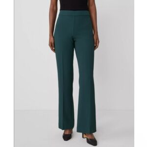 High-Waist Flared Dress Pants - Teal